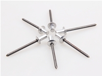 Aluminum blind end dome head rivet